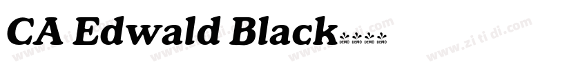 CA Edwald Black字体转换 CA Edwald Black字体转换